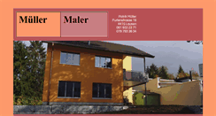 Desktop Screenshot of mueller-maler-lausen.ch
