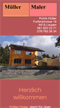 Mobile Screenshot of mueller-maler-lausen.ch